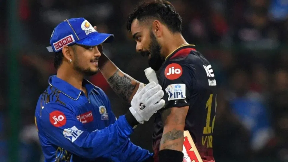 Virat Kohli consoled 'broken' Ishan Kishan [Source: AFP]